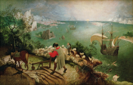 Bruegel, De val van Icarus