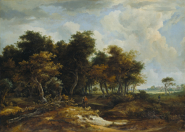 Hobbema, Ingang van het bos