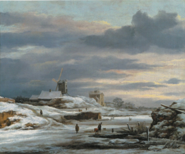 Van Ruisdael, Winterlandschap met molen