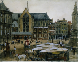 Breitner, Gezicht op de Dam in Amsterdam