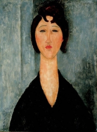 Modigliani, Portret van een jongedame