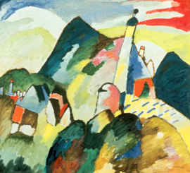Kandinsky, Zicht op Murnau met kerk
