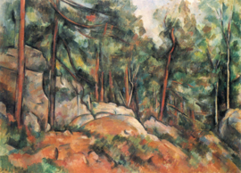 Cézanne, In het bos