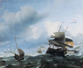 Bakhuizen, Schepen in de storm