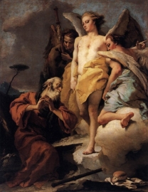 Tiepolo, Abraham en de drie engelen
