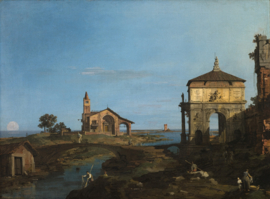 Canaletto, Een eiland in de lagune