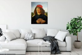 Botticelli, Portret van een man met een medaille