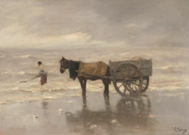 Mauve, Paardenkar op het strand