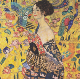 Klimt, Dame met een waaier