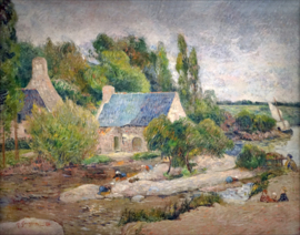 Gauguin, Wasvrouwen bij Pont-Aven