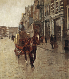 Breitner, Een paardenkar op het Rokin