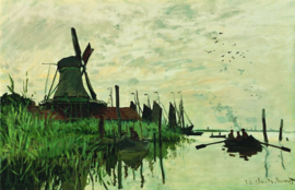 Monet, Watermolen bij Zaandam