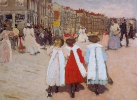 Breitner, Drie schoolmeisjes