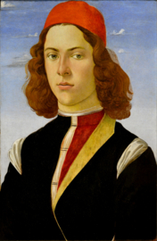 Botticelli, Portret van een jonge man