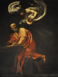 Caravaggio, Matteüs en de engel
