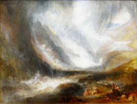 Turner, Storm in de vallei van Aosta