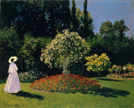 Monet, Vrouw in de tuin
