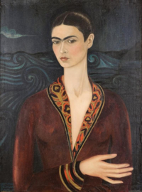 Kahlo, Zelfportret met fluwelen jurk