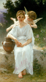 Bouguereau, Gefluister van de liefde