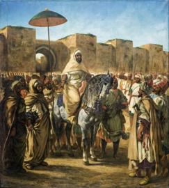 Delacroix, De sultan van Marokko