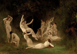 Bouguereau, Nimfen