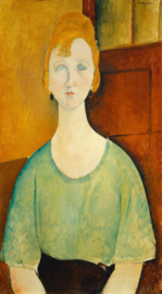 Modigliani, Meisje in een groene blouse