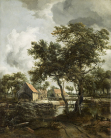 Hobbema, Landschap met molen