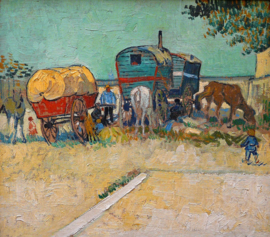 Van Gogh, Zigeuners met woonwagens