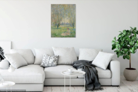 Monet, Zittende vrouw onder de wilgen