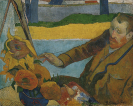 Gauguin, Van Gogh die de zonnebloemen schildert
