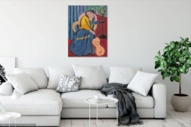 Matisse, Meisje in geel en blauw met gitaar