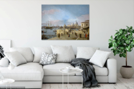 Canaletto, Ingang van de Canal Grande vanaf de Molo