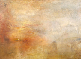 Turner, Zonsondergang boven een meer