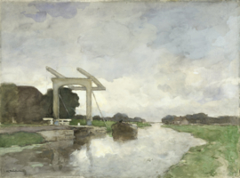 Weissenbruch, Ophaalbrug bij Noorden