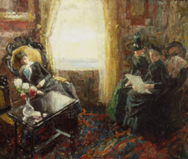 Toorop, Interieur met drie vrouwen