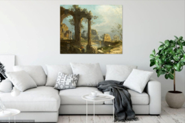 Canaletto, Een capriccio met ruïnes