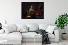 Rembrandt, Daniel en Cyrus voor het afgodsbeeld