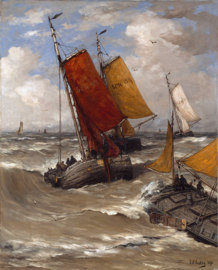 Mesdag, Terug van de vischvangst