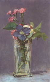 Manet, Bloemen in een kristallen vaas