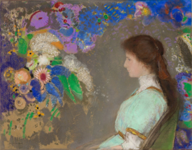 Redon, Portret van Violette Heymann