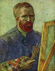 Van Gogh, Zelfportret met schildersezel
