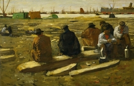 Breitner, Schafttijd in de bouwput, Van Diemenstraat