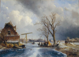 Jongkind, Winterlandschap