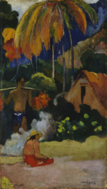 Gauguin, Landschap in Tahiti (mahana maa II)