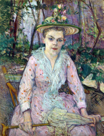 Toulouse-Lautrec, Vrouw met een parasol