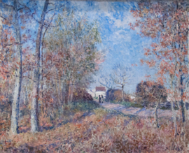 Sisley, Een hoekje in het bos van Sablons