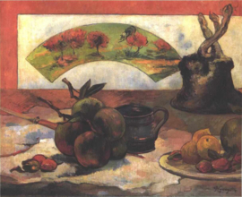 Gauguin, Stilleven met waaier