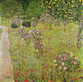 Klimt, Boomgaard met rozen