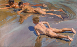 Sorolla, Kinderen op het strand