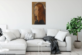 Modigliani, Portret van een jonge vrouw